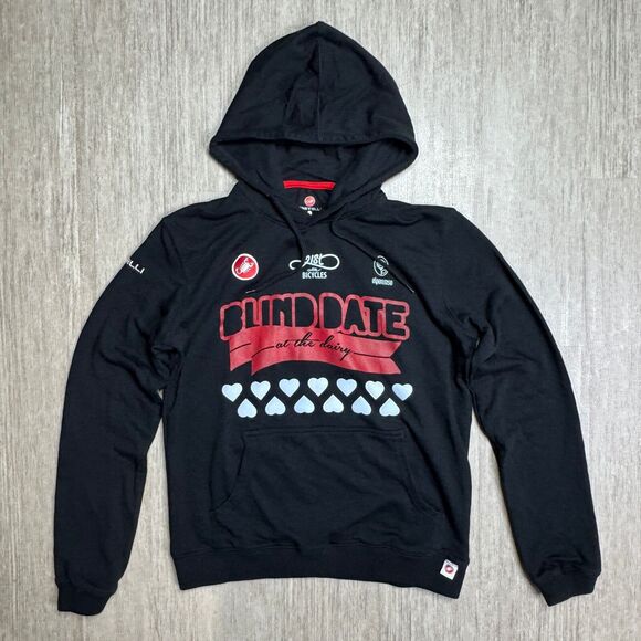 Castelli Cycling Hoodie Blind Date At The Dairy Alpenrose PDX Portland Adult S - Picture 1 of 9